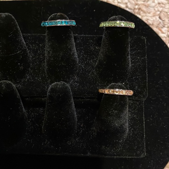 NEW never worn COACH stacking eternity band ring set - Picture 6 of 6